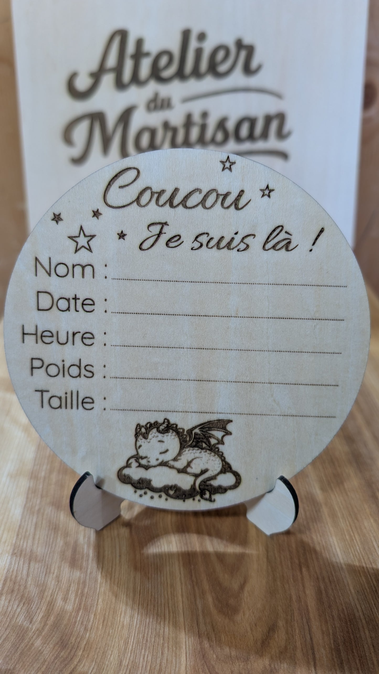 Pastille de naissance – Dragon 5.5 pouces