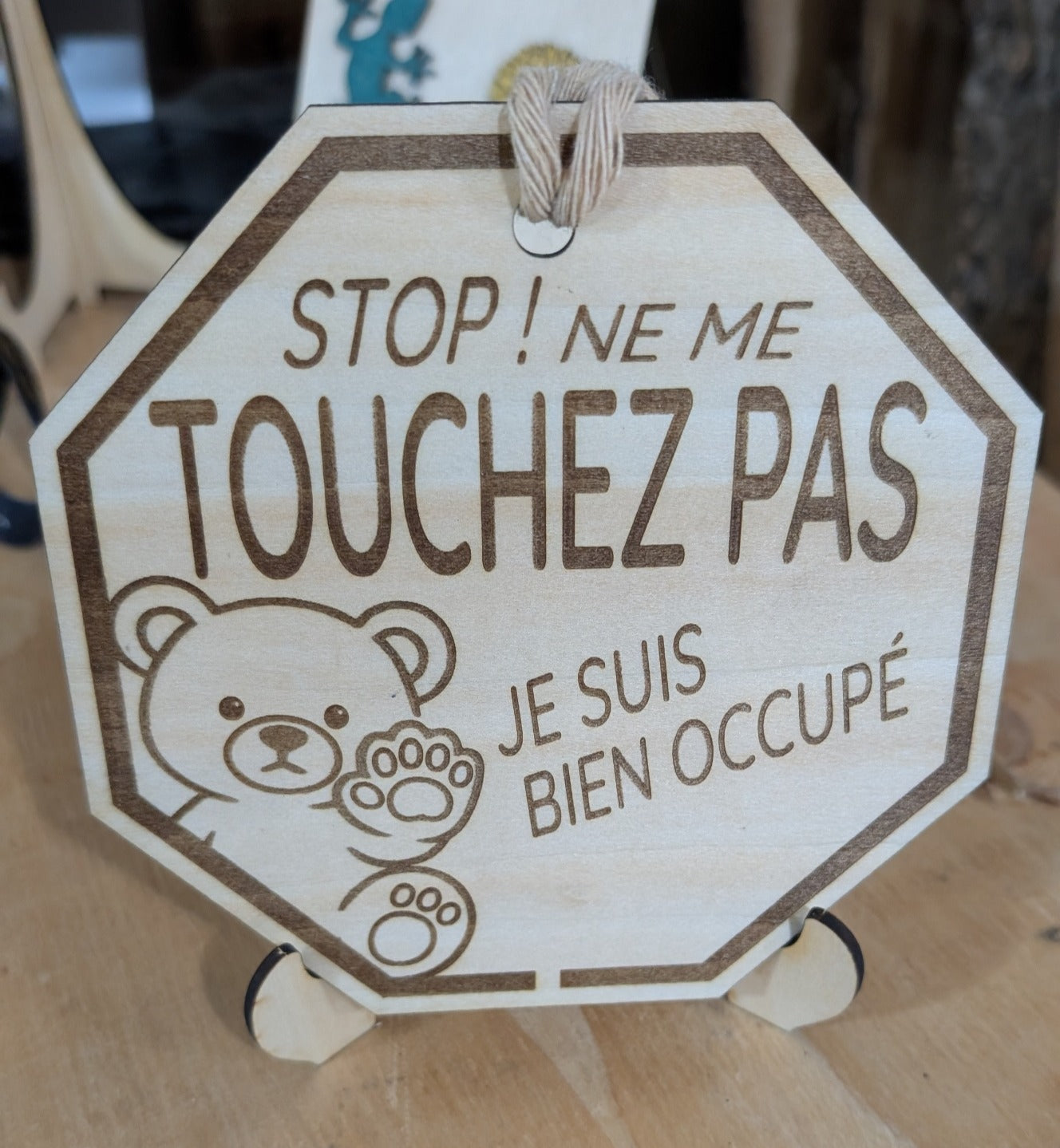 Panneau Stop – Je Suis Bien Occupé