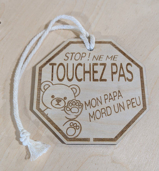 Panneau Stop – Mon Papa mord un peu