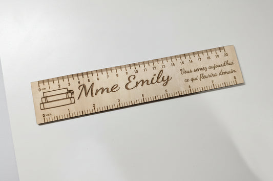 Règle personnalisée de 20cm
